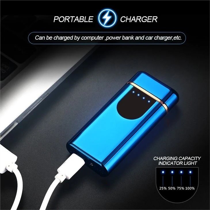 Electronic Arc Lighter Of Battery Indicator
