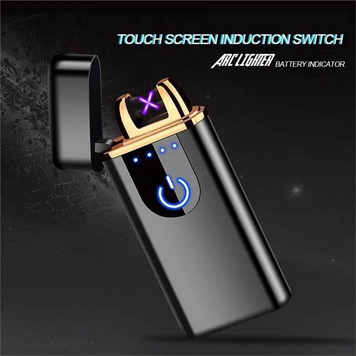 Electronic Arc Lighter Of Battery Indicator