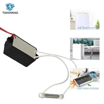 주방 가전 용 신소재 50mg 100mg DC 12V 미니 공기 청정기 오존 발생기 이오 나이저