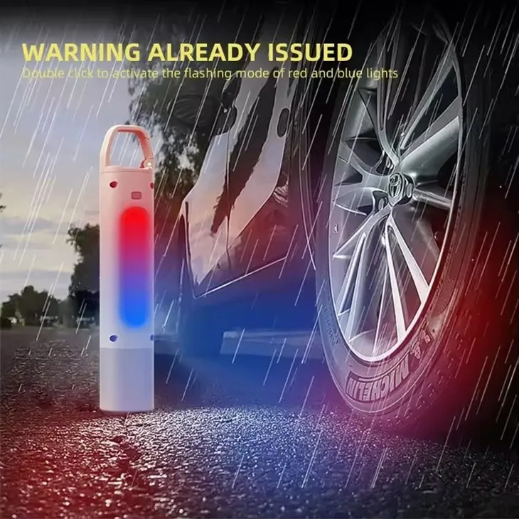 Emergency Zoomable Rechargeable Torch LED Flashlight With Arc Lighter